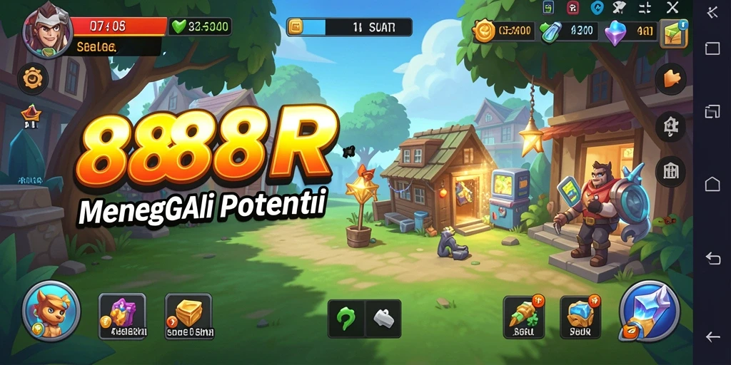 Gameplay menarik dan santai dalam 888R