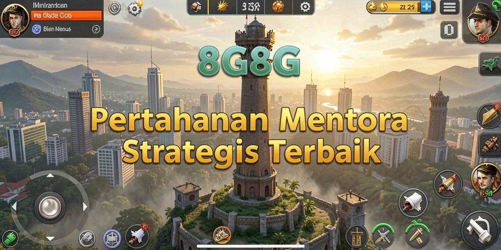 Gameplay seru Tower Defense di 8G8G yang penuh strategi.