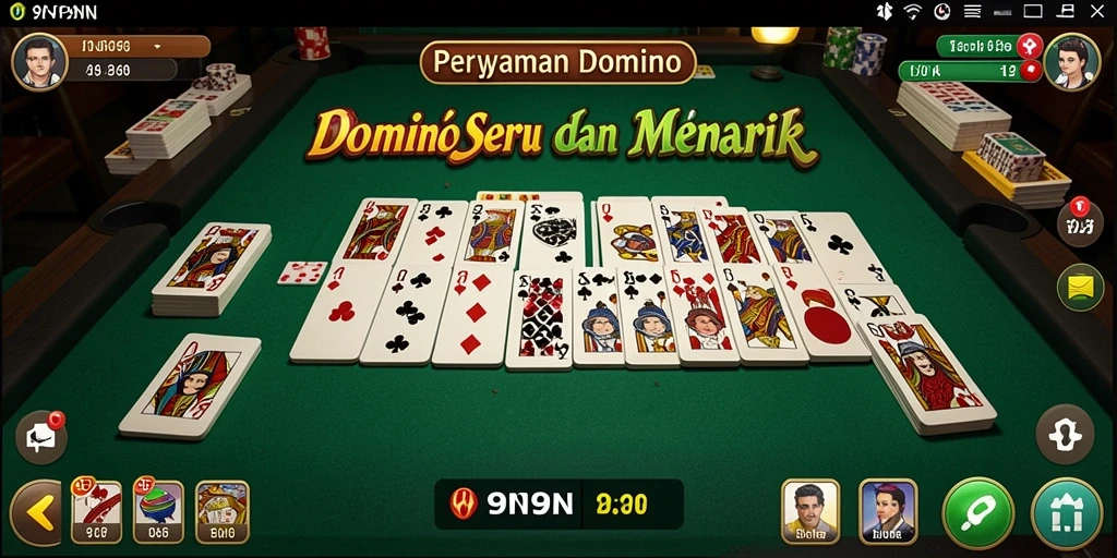 Tampilan gameplay seru dan menantang di 9N9N.