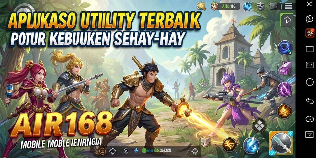 Tampilan antarmuka AIR168 yang sederhana dan efektif untuk mengelola utility.