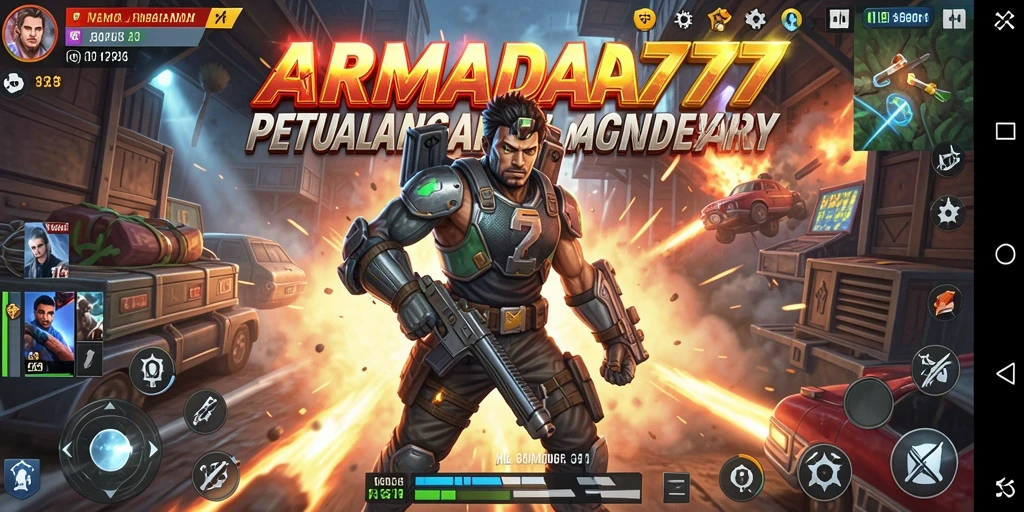 Tangkapan layar ARMADA777 menampilkan aksi mendebarkan di tengah pertempuran.