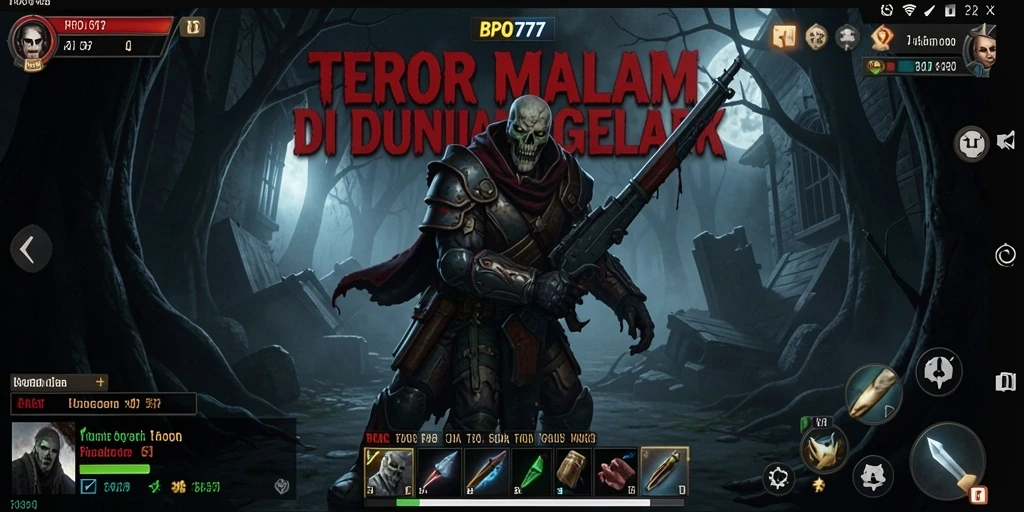 Gameplay BPO777 yang menegangkan dan menyeramkan.