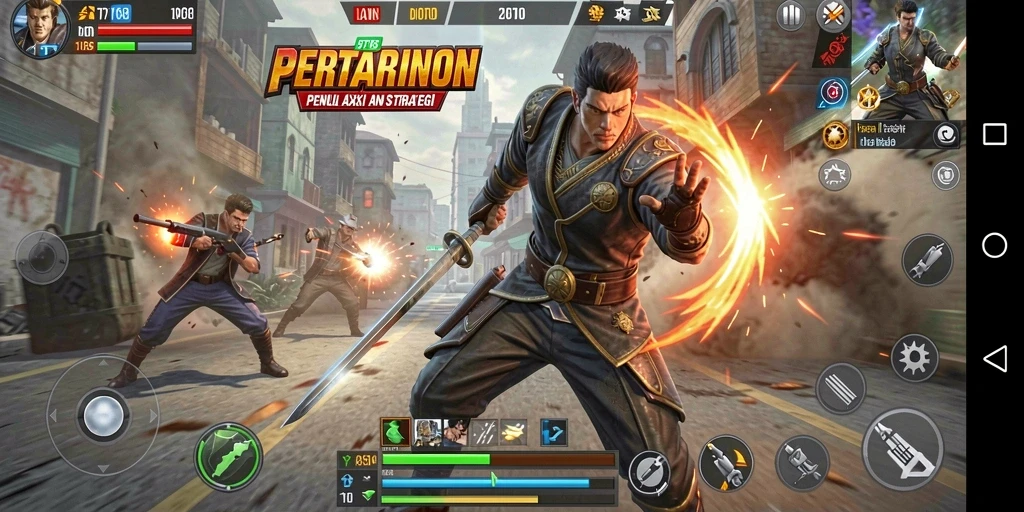 Tangkapan layar gameplay BTV168 yang menunjukkan pertarungan mendebarkan.