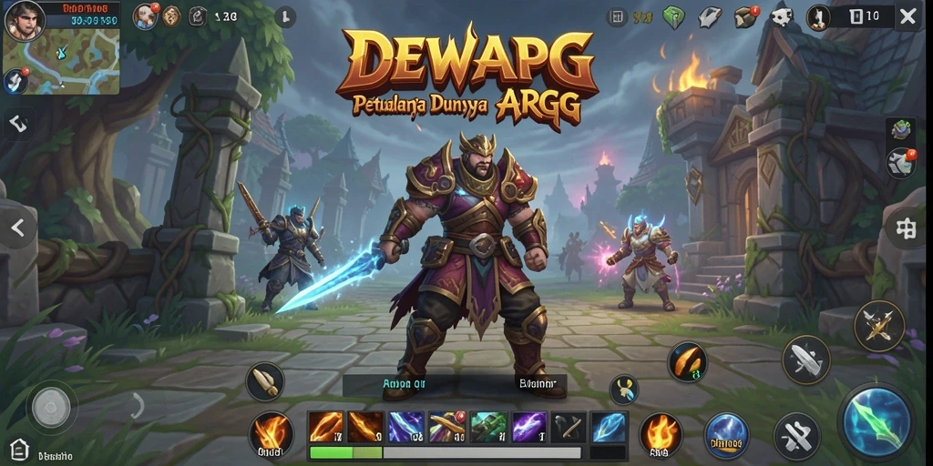 Gameplay seru DEWAPG dengan pertarungan yang intens.