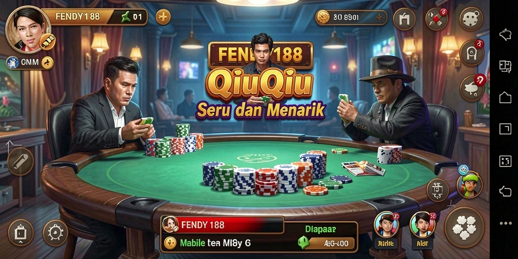 Tampilan gameplay seru FENDY188 di QiuQiu.