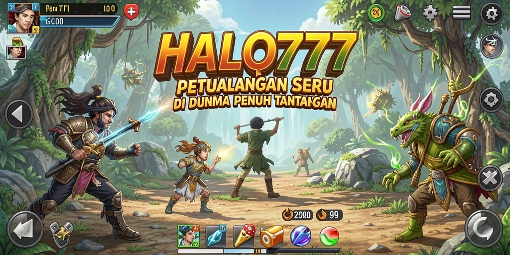 Tampilan gameplay seru di dunia petualangan penuh tantangan.