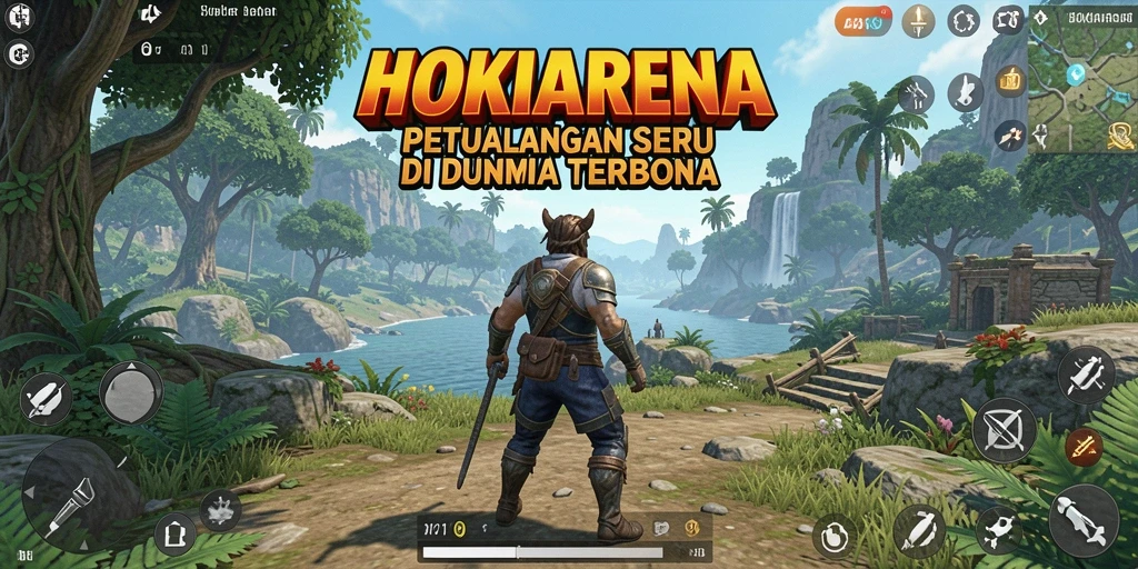 Tampilan gameplay HOKIARENA di dunia terbuka yang menakjubkan.