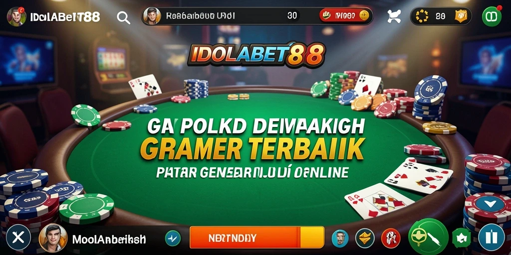 Tangkapan layar gameplay Poker di IDOLABET88 yang menarik.