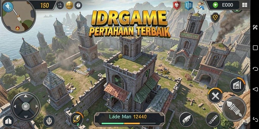 Gameplay menara pertahanan yang seru dan strategis.