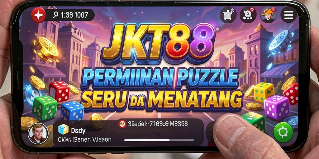 Tampilan gameplay utama JKT88 dengan teka-teki yang menantang.