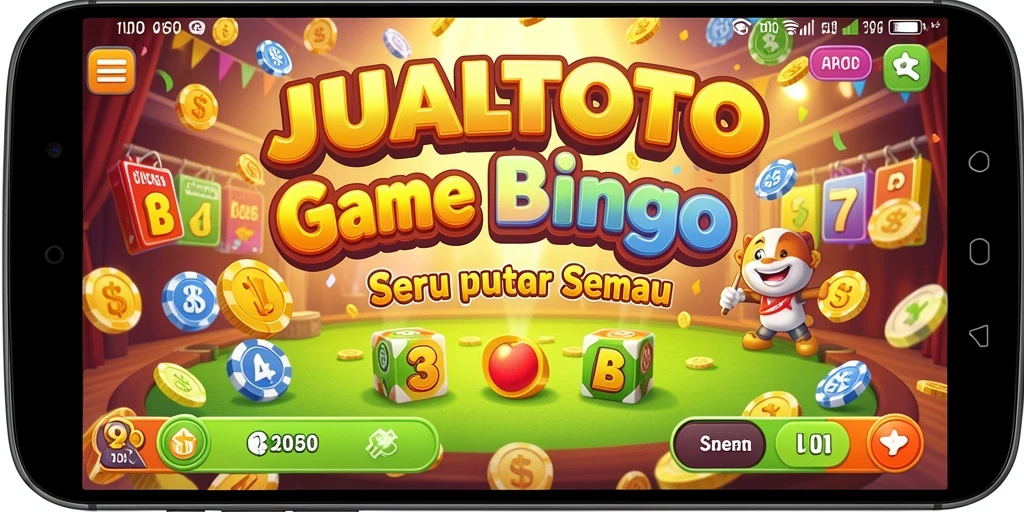 Screenshot gameplay JUALTOTO yang menunjukkan keseruan permainan Bingo.