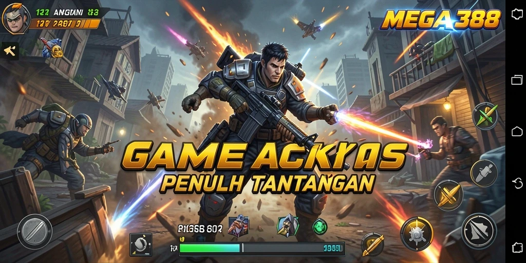 Tampilan gameplay seru dari MEGA388 yang menguji keberanian.