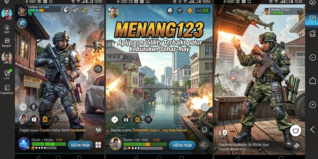 Tampilan utama MENANG123 menampilkan antarmuka yang bersih dan rapi.