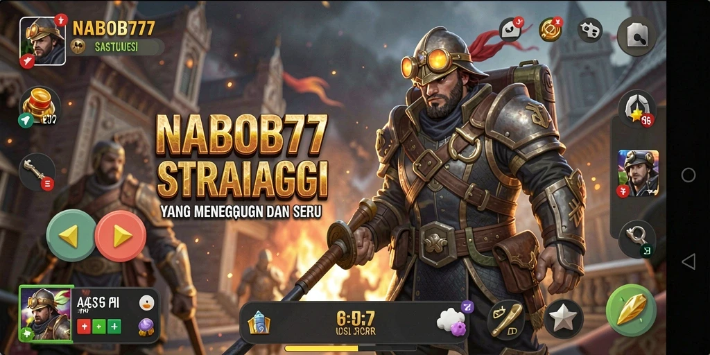 Tangkapan layar gameplay NABOB77 menampilkan aksi strategi yang mendebarkan.