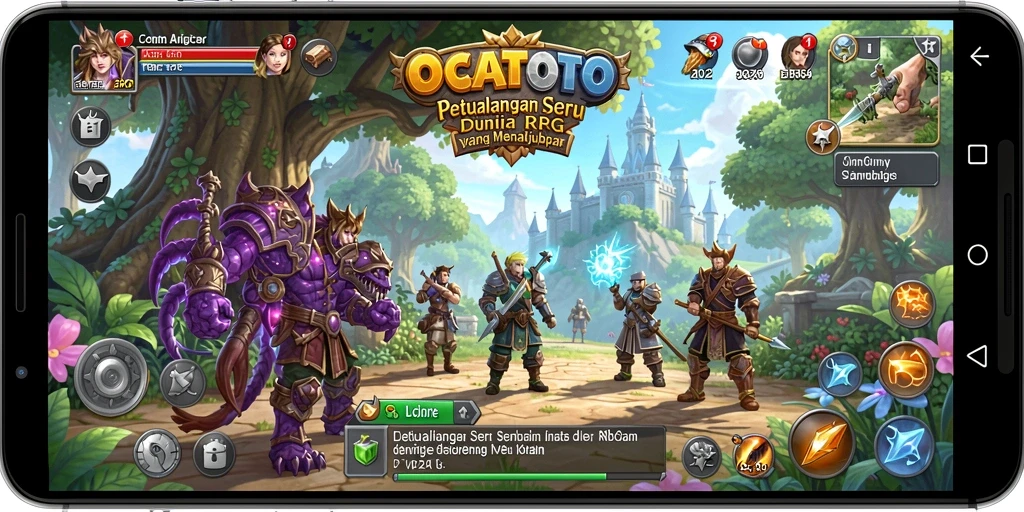 Gameplay seru dengan petualangan RPG yang mendebarkan.