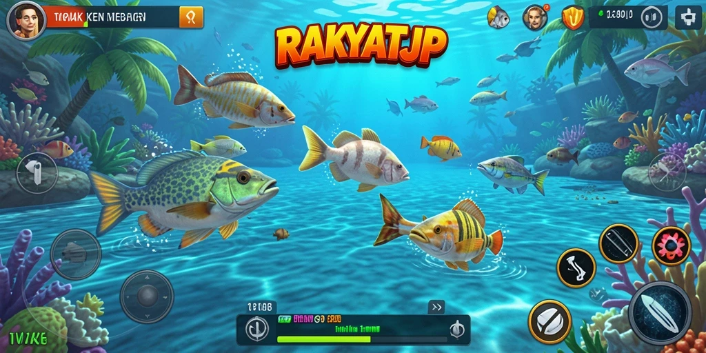 Tampak aksi menangkap ikan seru dalam RAKYATJP.