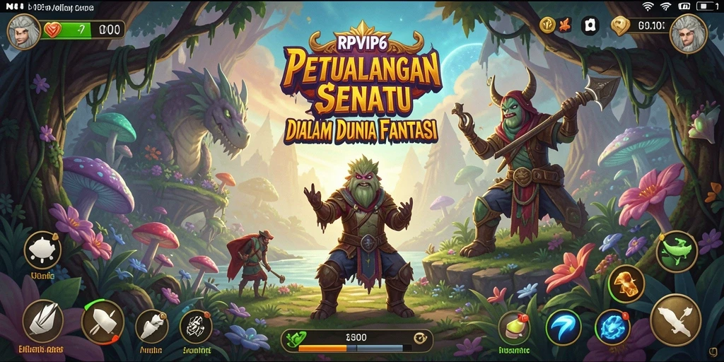 Screenshot RPVIP6 menampilkan aksi seru dalam dunia petualangan.