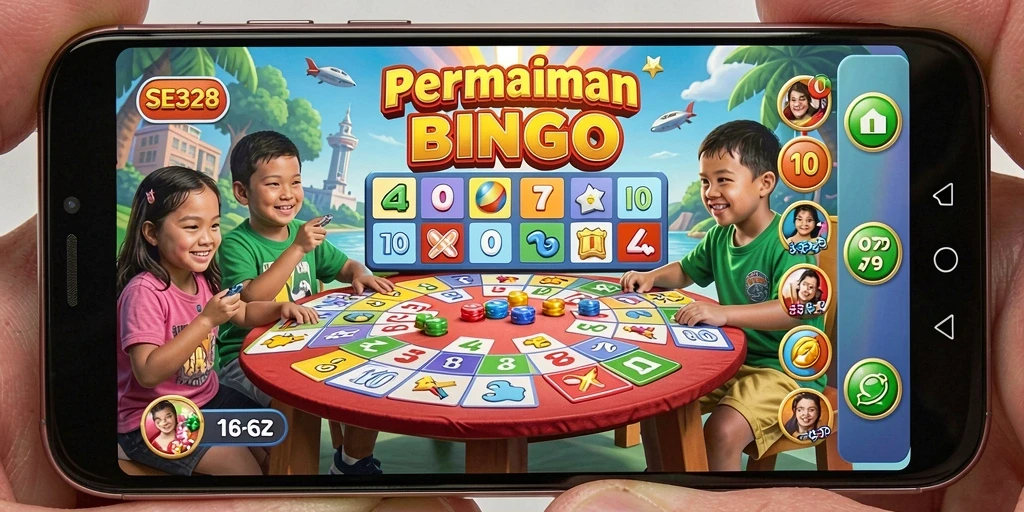 Tampilan menarik dari gameplay Bingo SE328 yang seru.