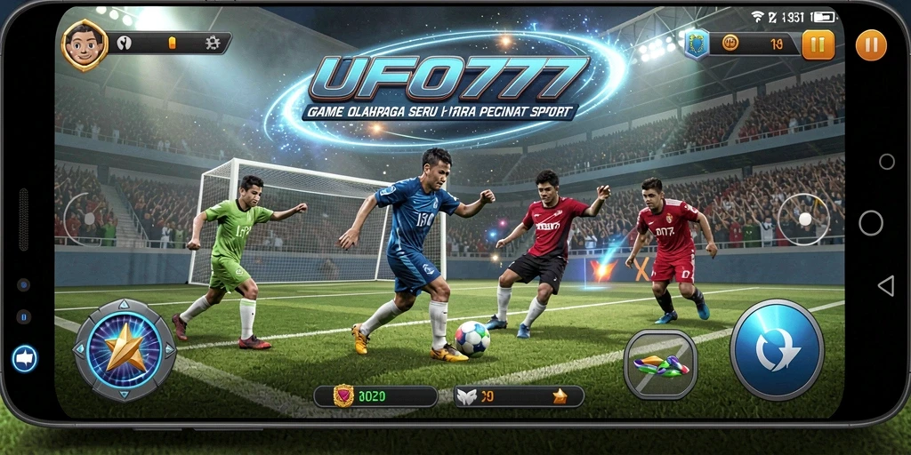 Tampilan permainan dari UFO777 yang menampilkan aksi olahraga seru.