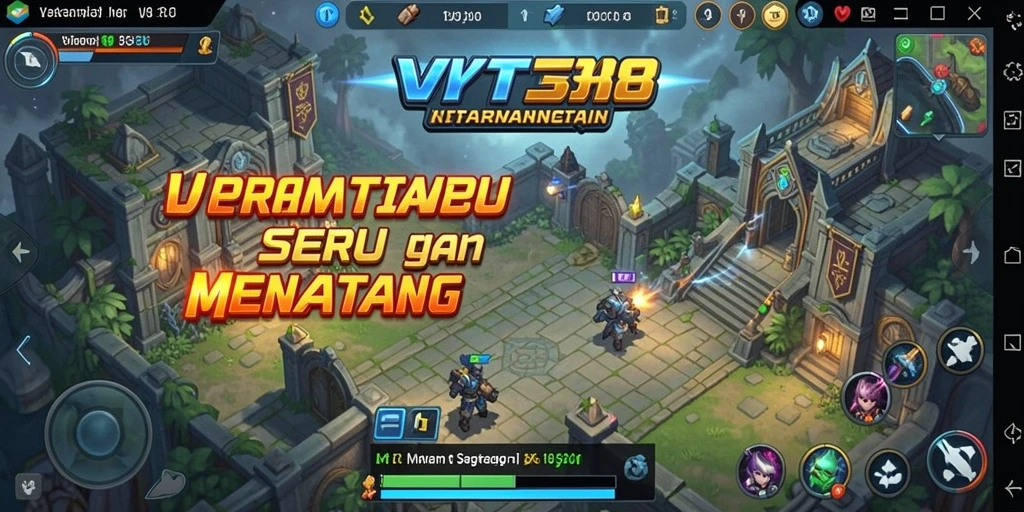 Tampilan gameplay seru dan menantang di VT38.