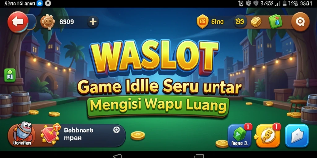 Gameplay menarik WASLOT dengan fitur Idle yang seru.